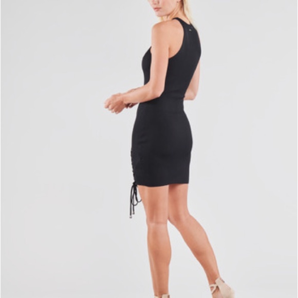 NWT Guess Black Dress Alexa Tie Sz Small